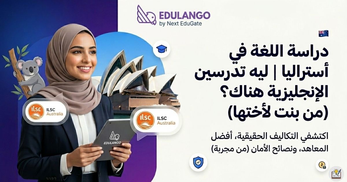 🇦🇺 دراسة اللغة في أستراليا | ليه تدرسين الإنجليزية هناك؟ (من بنت لأختها)